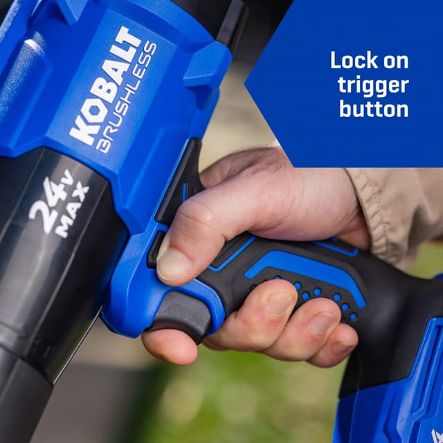 Kobalt 24-Volt 270-CFM 130-MPH Handheld Leaf Blower 3 Ah Battery Included Charger – New – photo 4