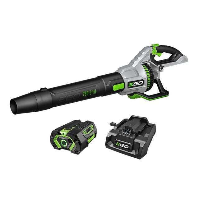 EGO POWER+ 56-Volt 765-CFM 200-MPH Handheld Leaf Blower 5.0 Ah Battery Included Charger – New