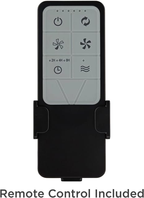52" Casa Vieja Zebec Hugger Ceiling Fan with Remote – Black – New – photo 5