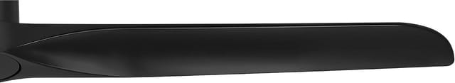52" Casa Vieja Zebec Hugger Ceiling Fan with Remote – Black – New – photo 8