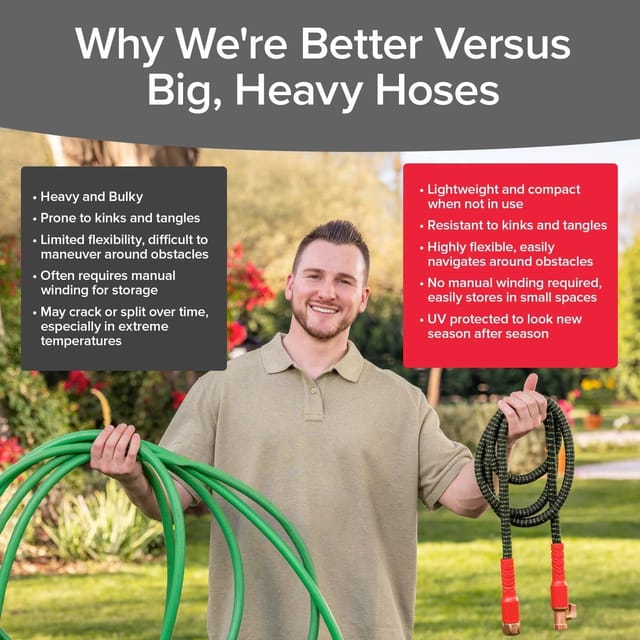 75 ft Ballistic Double UV Expandable Garden Hose – New – photo 4