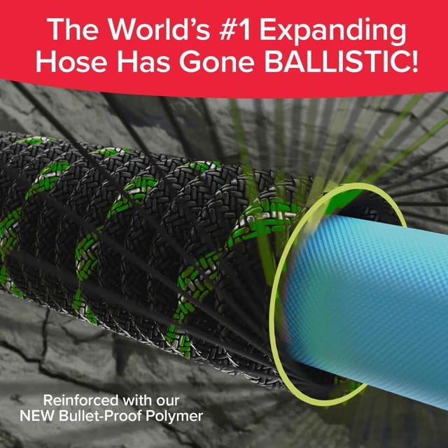 75 ft Ballistic Double UV Expandable Garden Hose – New – photo 5