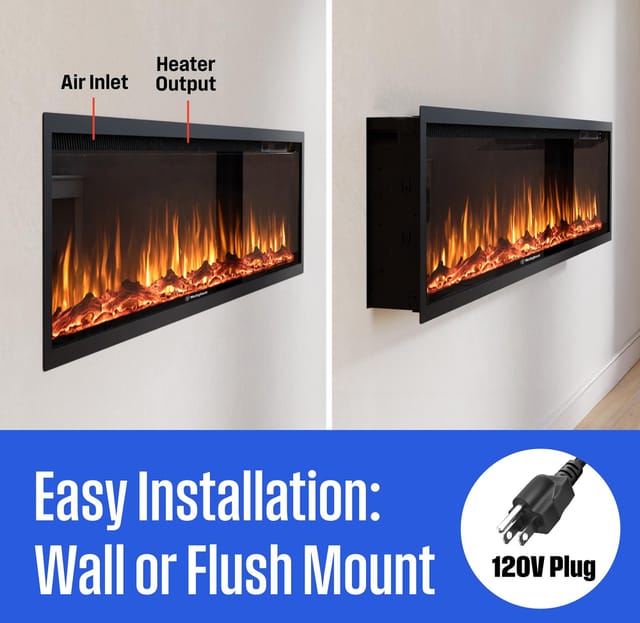 50" Westinghouse Electric Fireplace Heater – New – photo 7