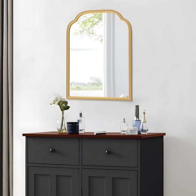 18" x 24" Ferytange Gold Decorative Wall Mirror – New – photo 4