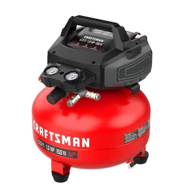 CRAFTSMAN 6-Gallon Electric 150 PSI Pancake Air Compressor – New
