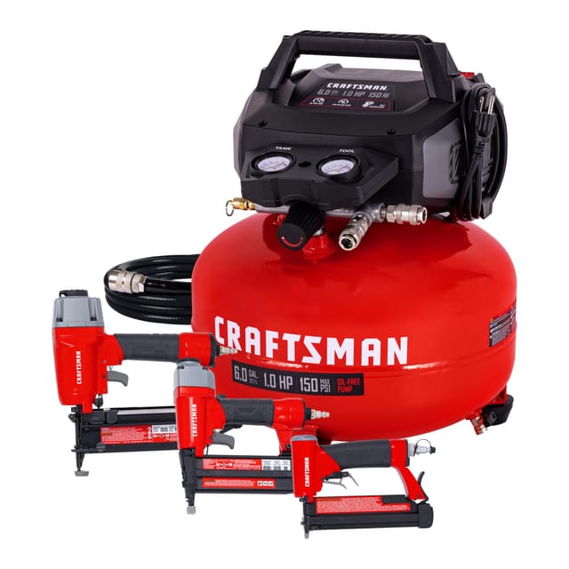 CRAFTSMAN 6-Gallon Electric 150 PSI Pancake Air Compressor – New – photo 2