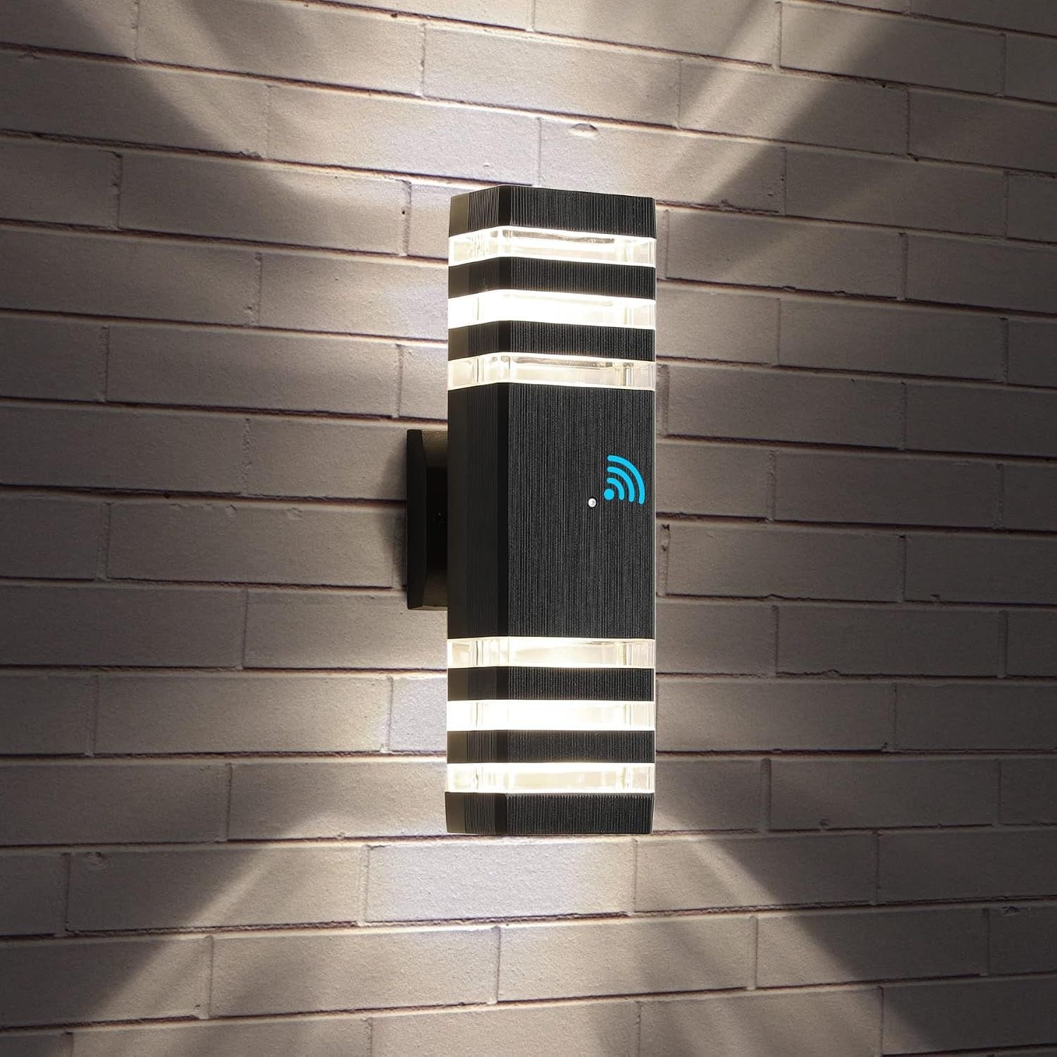 Tewei 1-Pack LED Porch Outdoor Wall Lights Fixture with Sensor – New