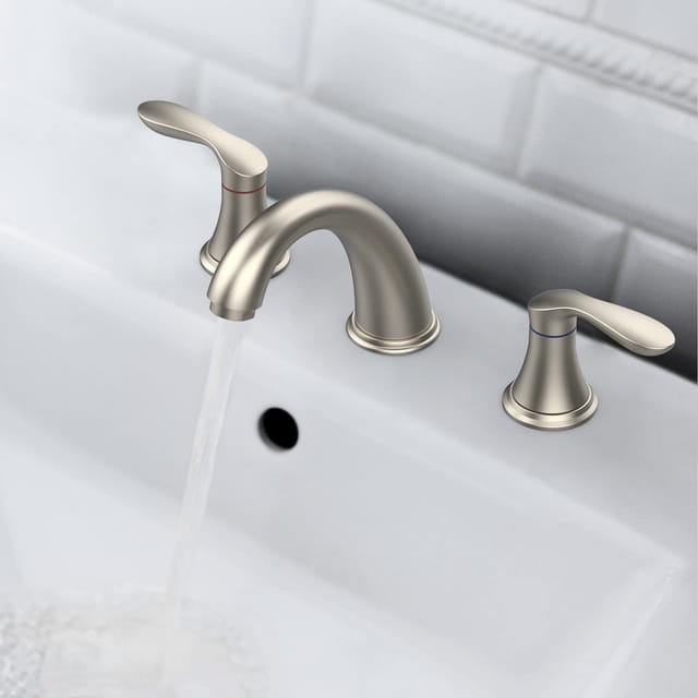 Bathroom Sink Faucet – Brushed Nickel – New – photo 6