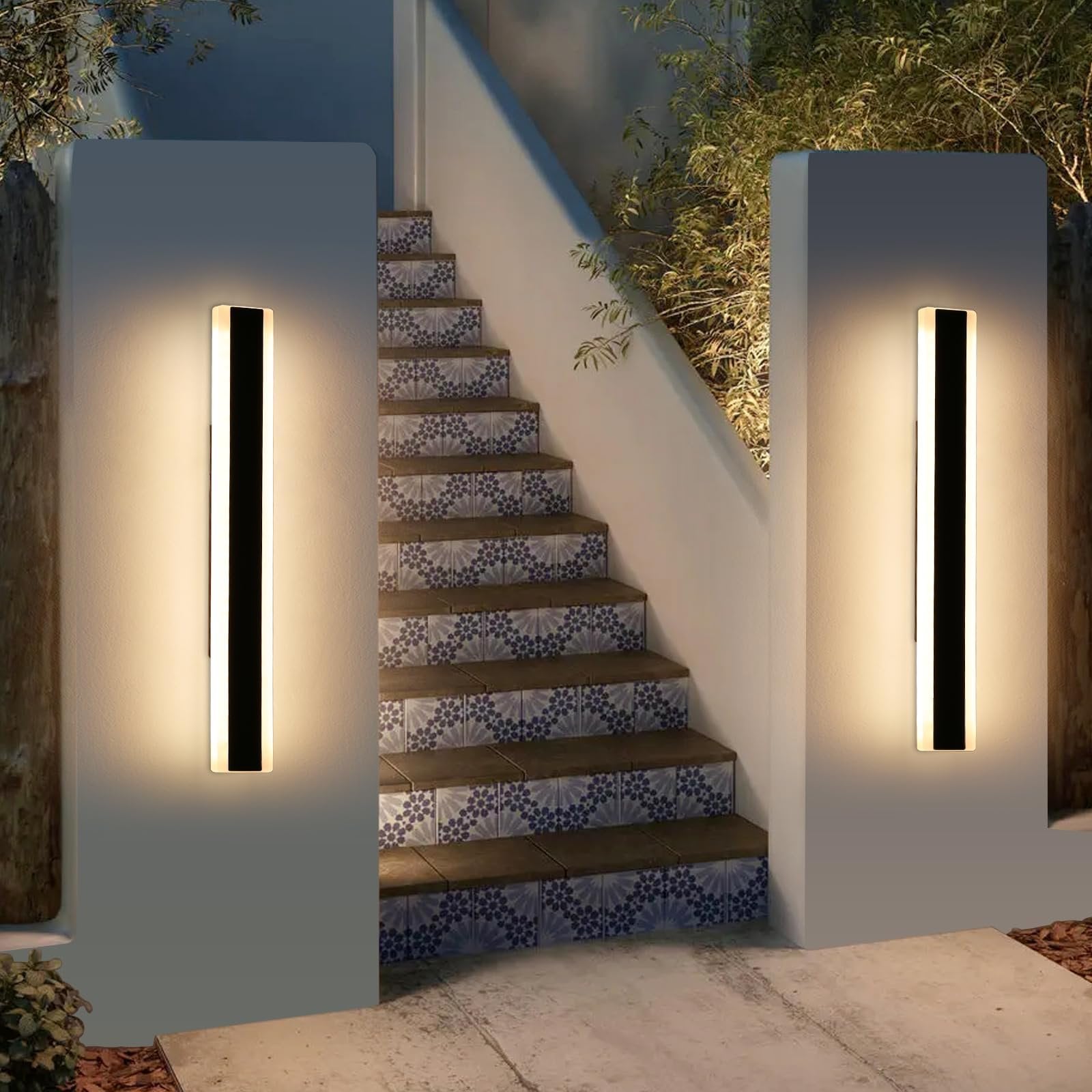 23.6" Mikeru 2Pack Outdoor Fixtures Light – New