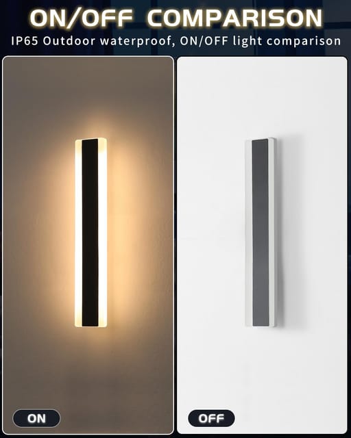 23.6" Mikeru 2Pack Outdoor Fixtures Light – New – photo 2
