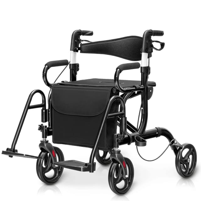 2-in-1 Folding transport chair – Open Box – photo 4