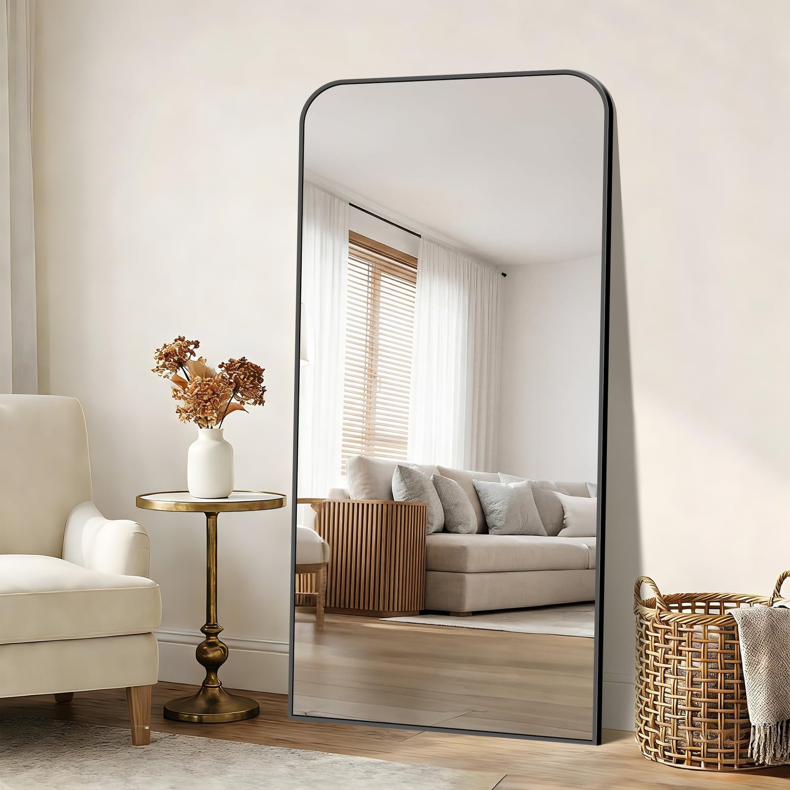 30" x 60" Bathroom Wall Mounted Mirror – New