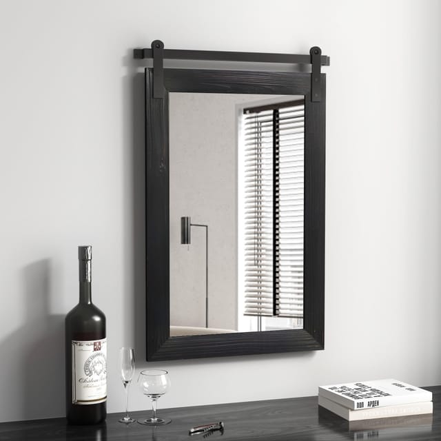 Farmhouse Barn Door Mirror – New