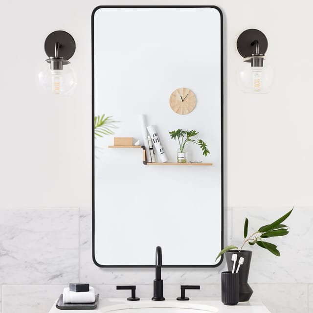 Rectangular Wall Metal Frame Bathroom Vanity Mirror – New – photo 3