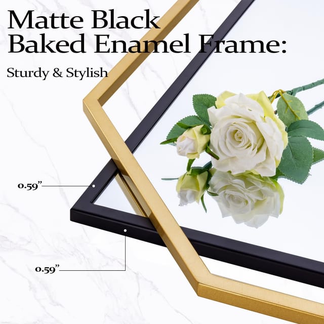 Rectangular Wall Metal Frame Bathroom Vanity Mirror – New – photo 8