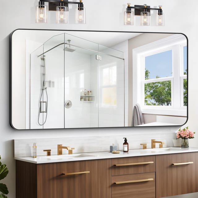 Large Bathroom Mirror 72" x 36" – New