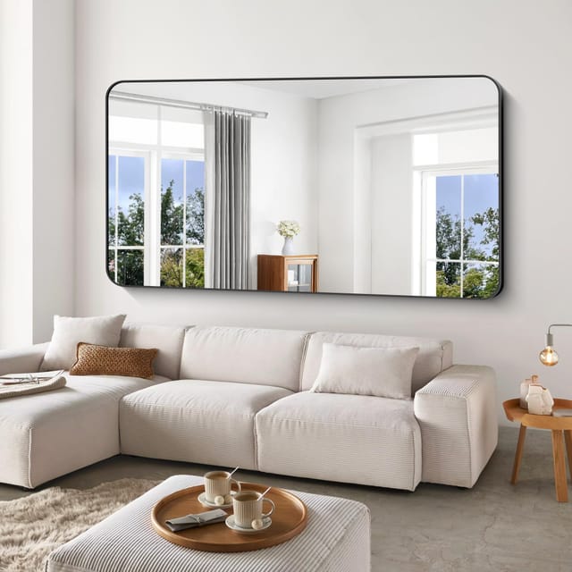 Large Bathroom Mirror 72" x 36" – New – photo 2