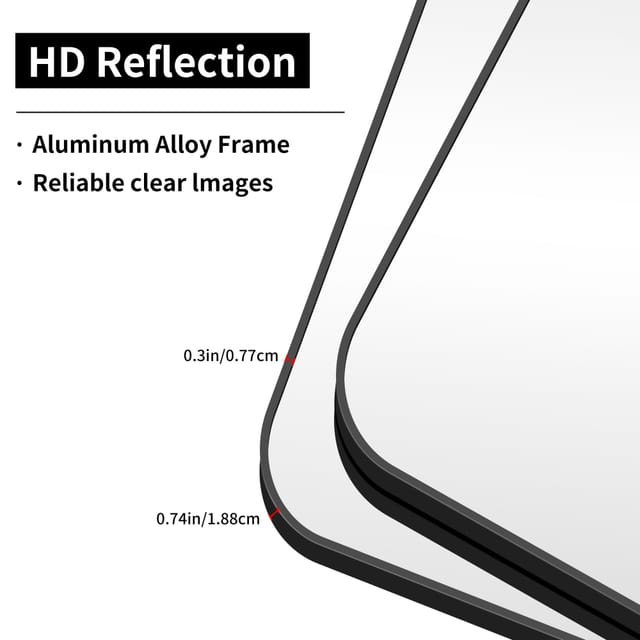 Large Bathroom Mirror 72" x 36" – New – photo 7
