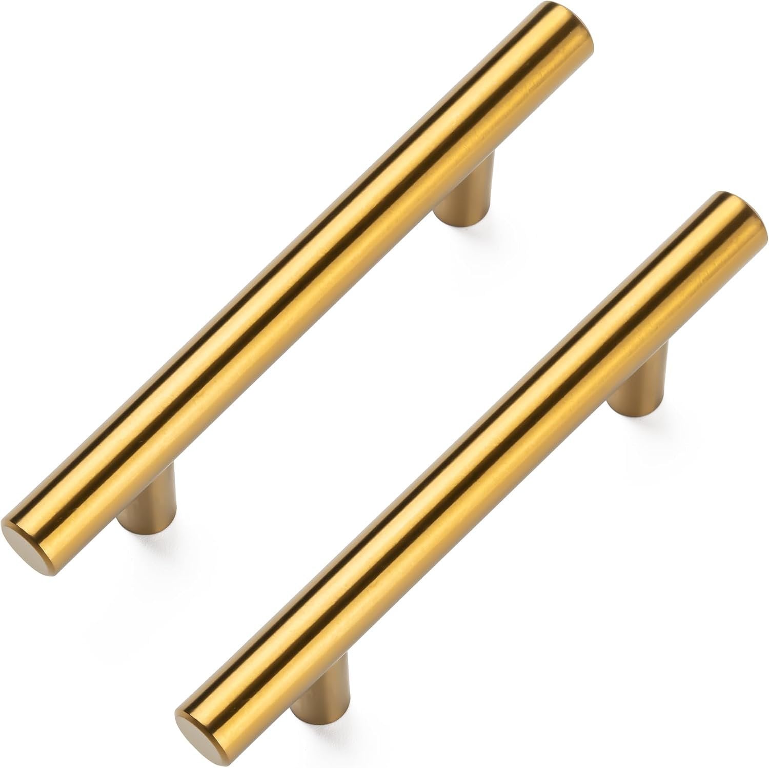 Brushed Brass Handles Cabinet (10-Pack) – Used – Good