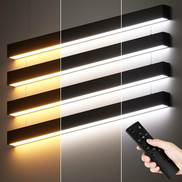 4 ft JTT LED Linear Ceiling Lights (4-Pack) – New – photo 2