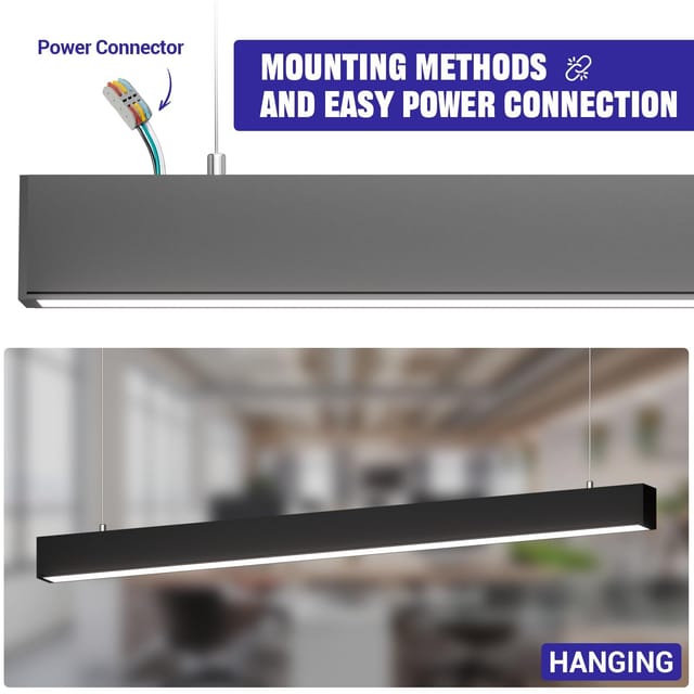 4 ft JTT LED Linear Ceiling Lights (4-Pack) – New – photo 8