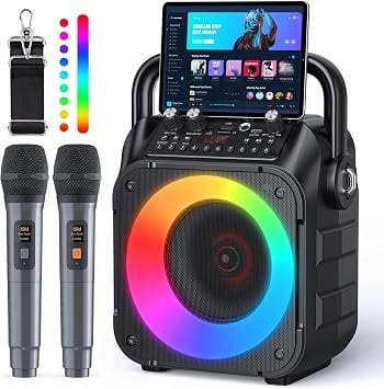 CYY Karaoke Machine Portable Bluetooth Speaker – New