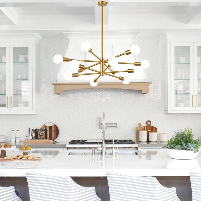 Sputnik Chandelier 12-Light Dining Room Modern Chandeliers – New – photo 5