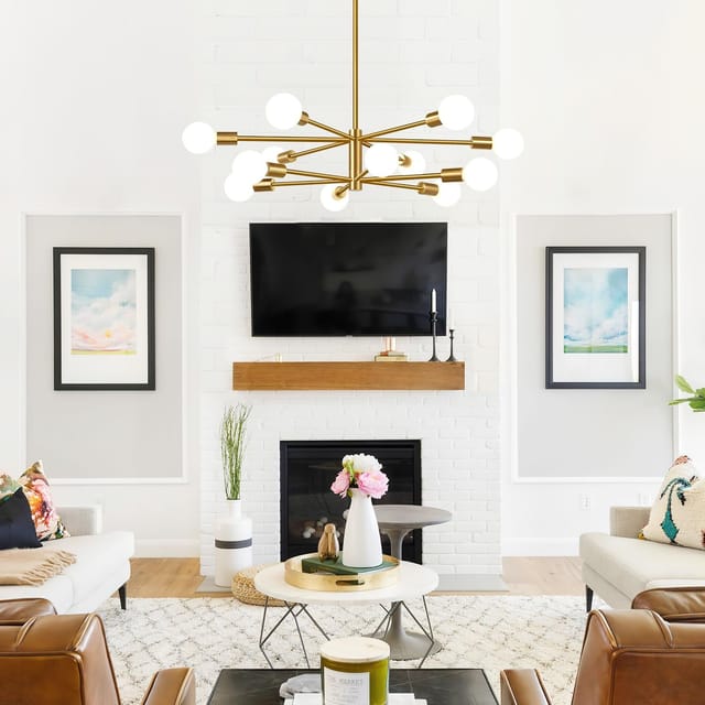Sputnik Chandelier 12-Light Dining Room Modern Chandeliers – New – photo 6