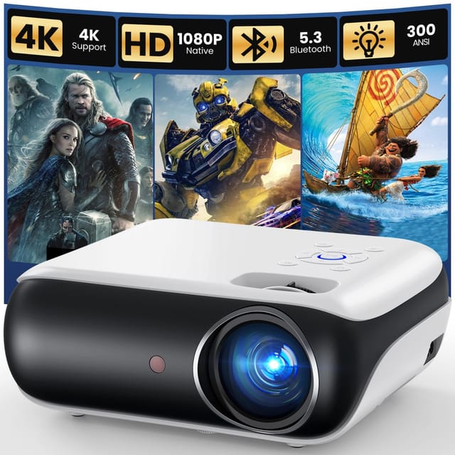 1080p Bluetooth Projector, Standard