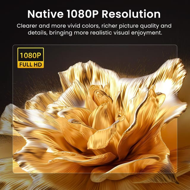 1080p Bluetooth Projector, Standard – photo 2