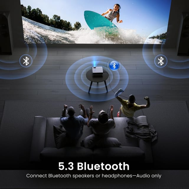 1080p Bluetooth Projector, Standard – photo 4