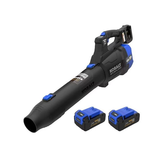 Kobalt 48V MAX 600 CFM / 150 MPH Handheld Leaf Blower Kit – New – photo 1