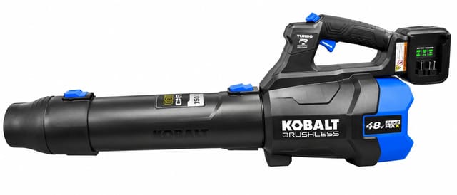 Kobalt 48V MAX 600 CFM / 150 MPH Handheld Leaf Blower Kit – New – photo 5
