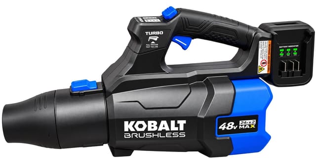 Kobalt 48V MAX 600 CFM / 150 MPH Handheld Leaf Blower Kit – New – photo 8