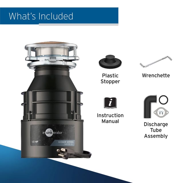 InSinkErator Badger 5XL 1/2-HP Corded Garbage Disposal – photo 6