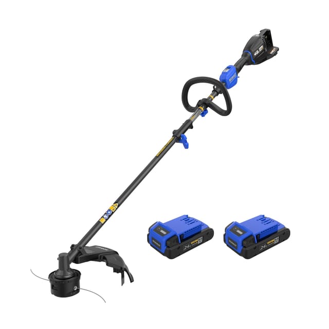 Kobalt 48V MAX 15" Attachment Capable Battery String Trimmer Kit – Used – Good