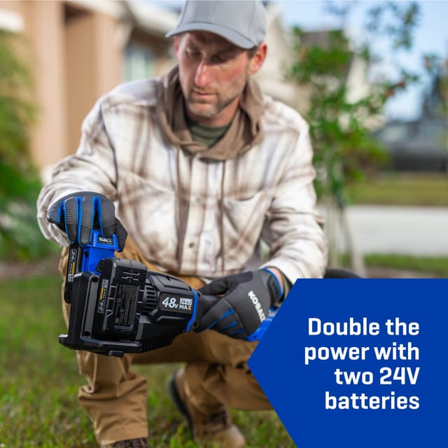 Kobalt 48V MAX 15" Attachment Capable Battery String Trimmer Kit – Used – Good – photo 6
