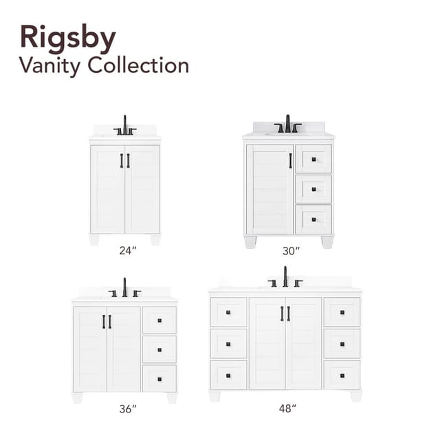 30" White Undermount Single Sink Vanity – New – photo 4