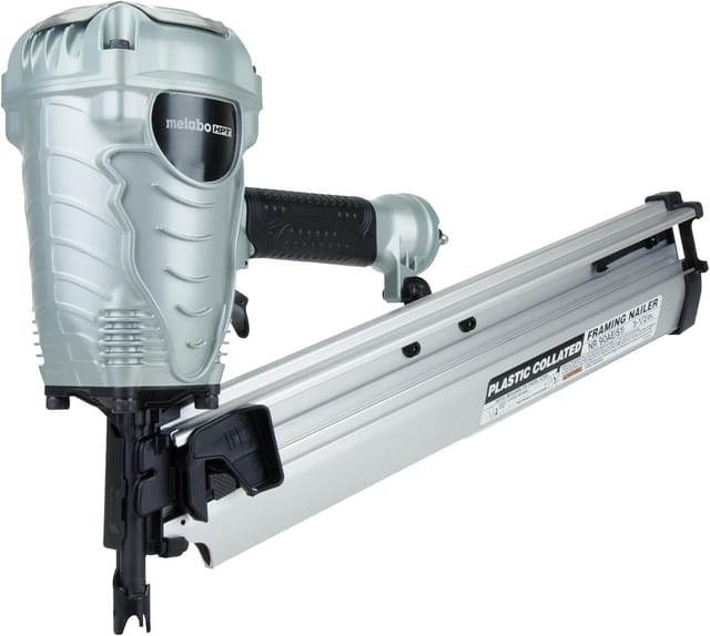 Metabo HPT NR90AES1 21° Pneumatic Framing Nailer – Used – Fair