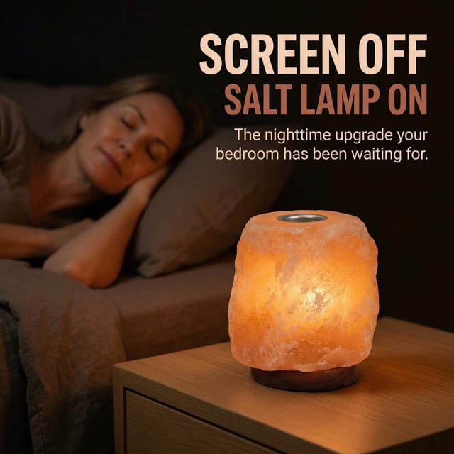 Himalayan Salt Lamp with Aroma Tray and Dimmer – New – photo 4