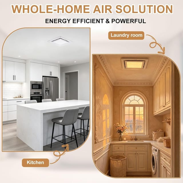 12" Bathroom Exhaust Fan with Light – New – photo 7