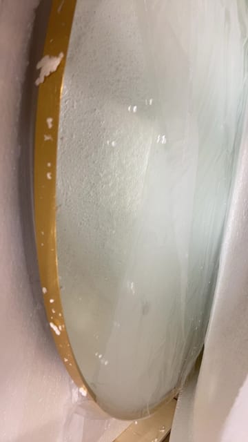 36" Round LED Bathroom Mirror – New – photo 2