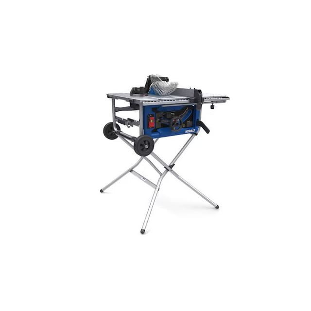 10" Kobalt 15-Amp 120-Volt Portable Jobsite Table Saw – New – photo 6