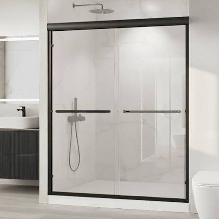 56-60 W x 72" H Clear Glass Shower Door bathroom