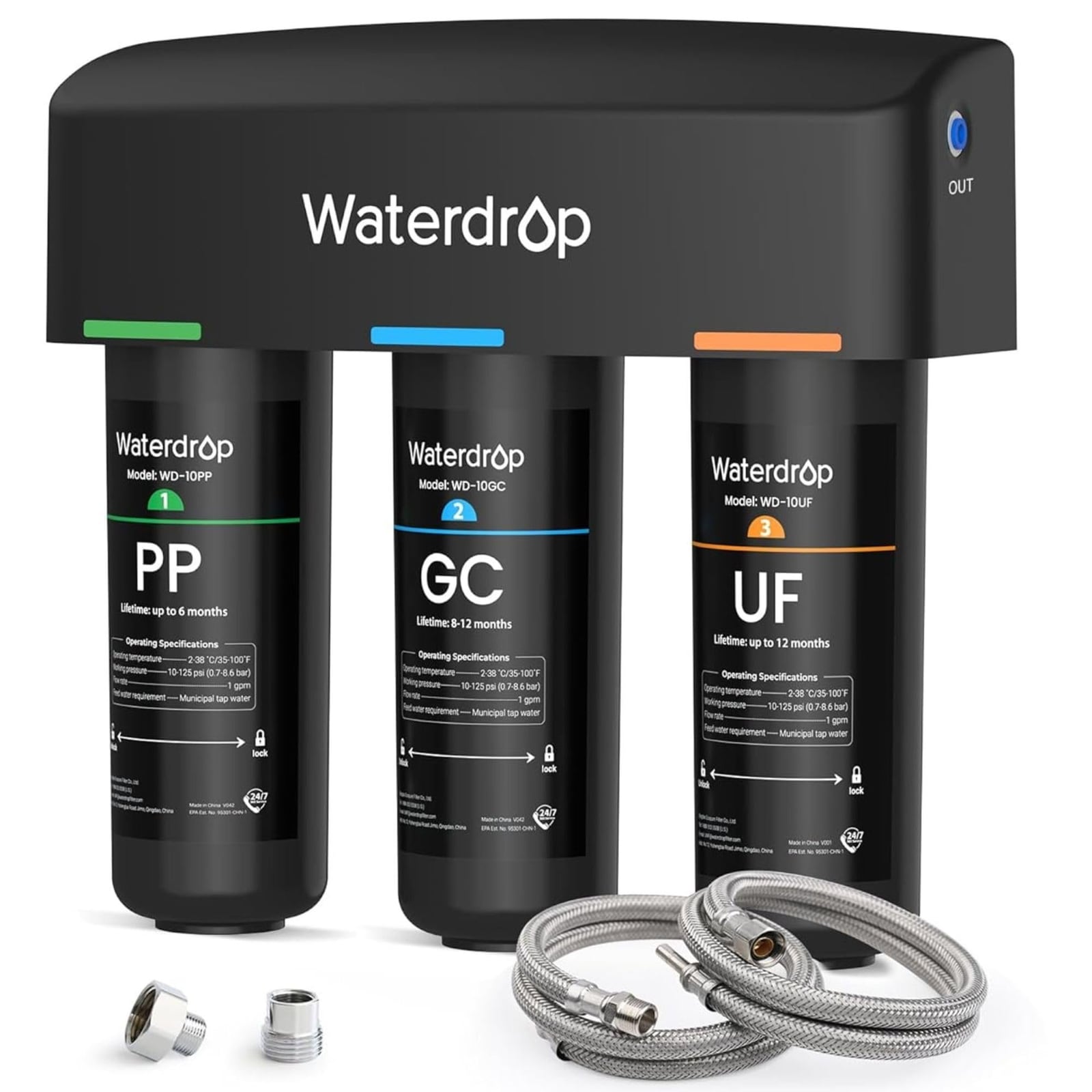 Waterdrop WD-TSA-UF Under Sink Water Filter System – New