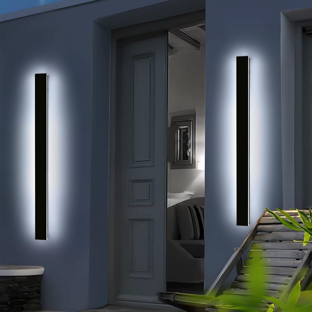 Mikeru 39.3 in LED Outdoor Wall Light Fixtures, 3000K, 2-Pack – photo 2