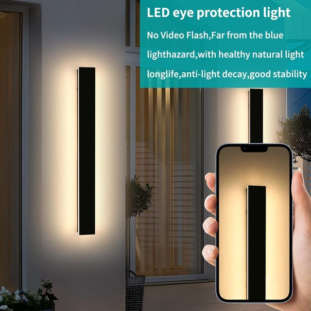 Mikeru 39.3 in LED Outdoor Wall Light Fixtures, 3000K, 2-Pack – photo 7