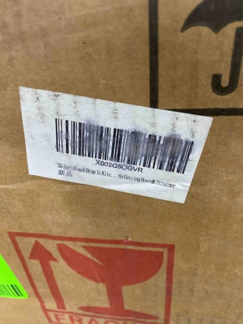 33" Lordear Stainless Steel Drop-In Workstation Kitchen Sink – New – photo 6