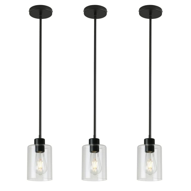 3 Pack Black Pendant Lights Kitchen Island – New
