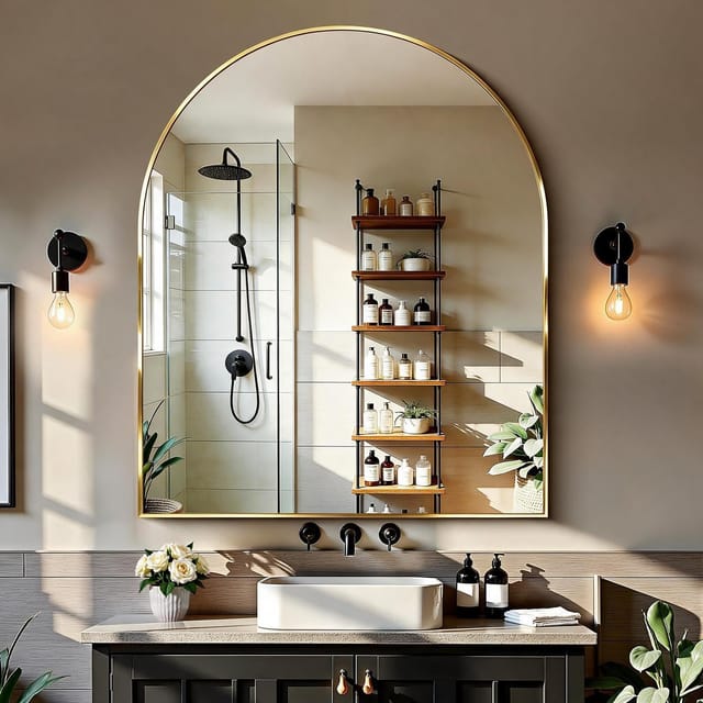 Arched Wall Mirror 40" x 48"